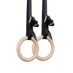 Alternative view of LIVEPRO WOOD GYMNASTIC RINGS