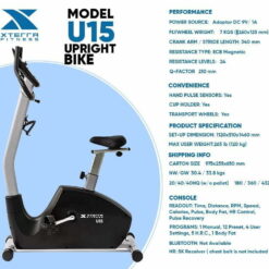 Alternative view of Xterra Fitness Upright Bike Model U-15