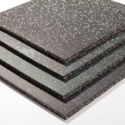 Resilient gym rubber flooring