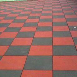 Alternative view of Resilient gym rubber flooring