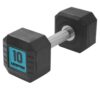LIVEPRO PREMIUM SQUARE RUBBER DUMBBELL