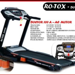 Alternative view of Doctor 100AC - Motorized Treadmill with Auto Incline - 3.75 HP