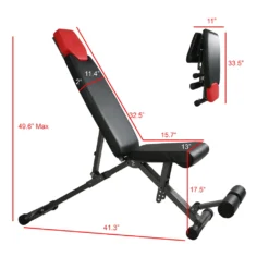 Alternative view of 5-in-1 Adjustable Weight Bench