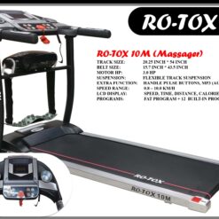 Alternative view of Rotox 10 M (Massager) - Motorized Treadmill (3.0HP) - Black