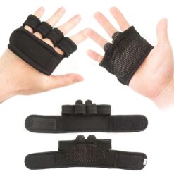 Weight Lifting Workout Fitness Gloves Callus Guard Gym Hand Grips Support Cross Training Rowing Pull Up