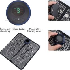 Alternative view of EMS Foot Massager Mat Deep Muscle Blood Circulation Booster LED USB