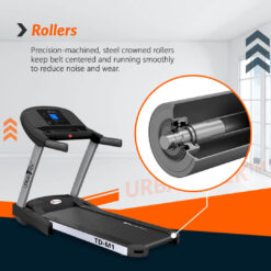 Alternative view of POWER MEX TD-M1 Motorized Treadmill with Android & iOS Application