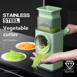 Alternative view of 3 In 1 Round Vegetable Chopper