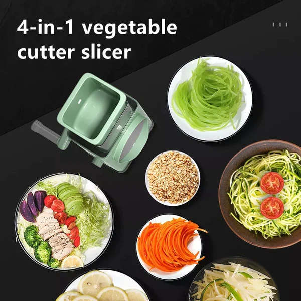 Shop for Premium 3 in 1 Multifunctional Rotary Mandoline Slicer, Cheese  Grater, Vegetable Cutter Slicer & Shredder, Veggie Spiralizer, Nut Shredder,  Veggie Cutter Red at Wholesale Price on