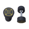Rubber Coated Dumbbells Iron Fist