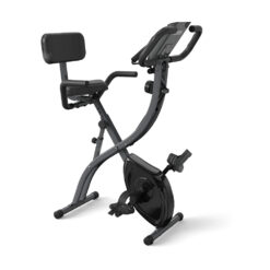 Alternative view of Panshun 2-in-1 Foldable Exercise Bike with BIG metar