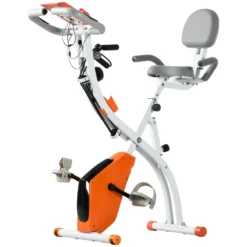 HOMCOM 2-in-1 Foldable Exercise Bike
