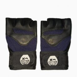 Alternative view of Weight Lifting Palm & Wrist Support Gym & Fitness Gloves & (Blue, Black)