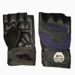 Weight Lifting Palm & Wrist Support Gym & Fitness Gloves & (Blue, Black)