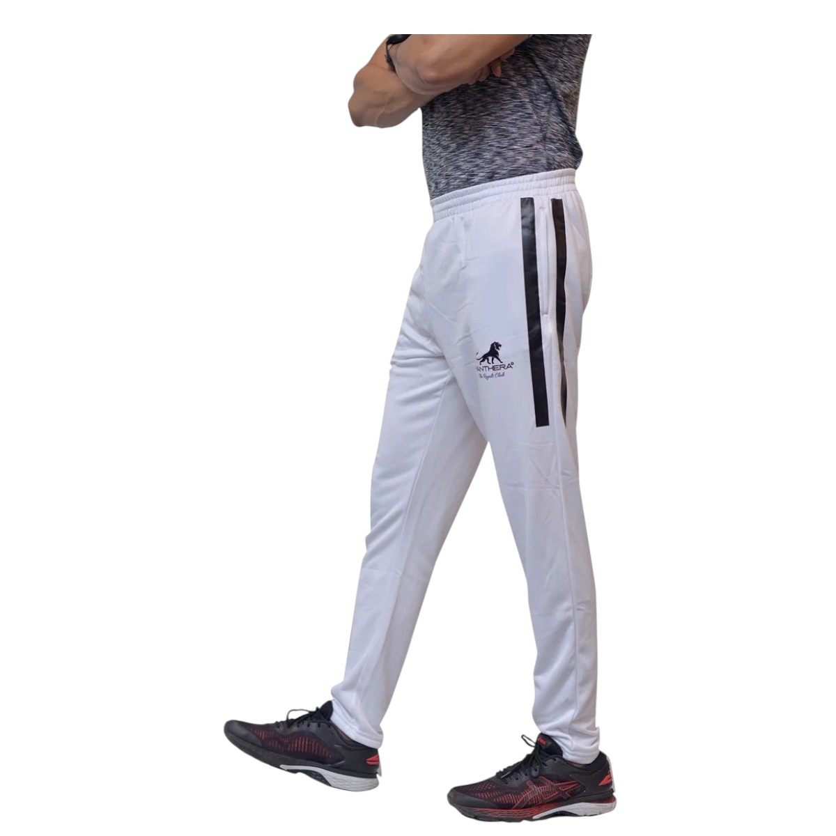 POLYESTER TERRY TROUSER (WHITE) - Image 2
