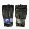 Leather Boxing Punch Bag Cut Finger Training Gloves punching gloves leather half finger