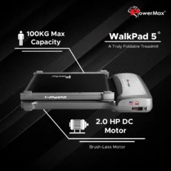 Alternative view of WalkPad-5® Ultra-Thin Walking Fitness Treadmill with PLAY STORE APP