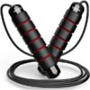 Jump Rope Professional Tangle Free Rapid Speed Jumping Rope Foam Handle Adjustable Steel Skipping Rope Gym Fitness Slim Body