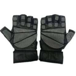 Alternative view of Weightlifting Fitness Workout Cross Training Sports Gym Gloves Padded
