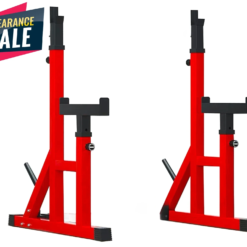 Alternative view of Squat Rack with out Dip Bar