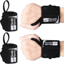 Stealth Hand wrap wrist grip 4 meter - Black