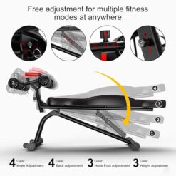 Alternative view of YOLEO Adjustable Weight Bench