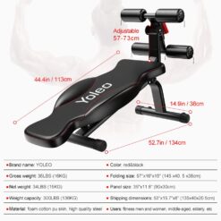 YOLEO Adjustable Weight Bench
