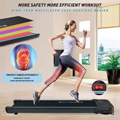Alternative view of CITYSPORTS Treadmills for Home, Under Desk Treadmill Walking Pad with Audio Speakers, Slim & Portable Treadmill with Remote & Dual LED Display, Office & Home Treadmills (Black)