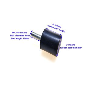 High Quality Durable Rubber Shock Pair