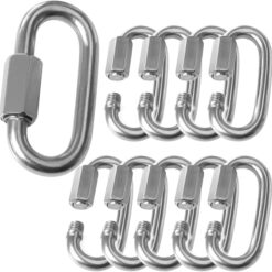 Chain Connector Stainless Steel Swing Clip Screw Lock 3inches Single