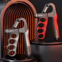 Alternative view of 100KG Adjustable Spring Hand Grip with Digital Counter Hand Gripper Strengthener Strength Exercise Equipment