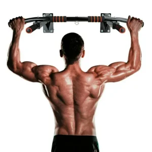 Wall Mounted Pull Up Chin Up Bar With Hooks