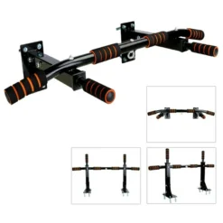 Alternative view of Wall Mounted Pull Up Chin Up Bar With Hooks