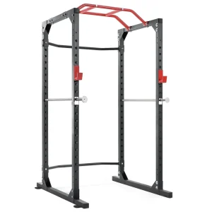 Power Cage Squat Rack Cage with Upgraded Galvanized Safety Bar