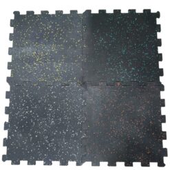RUBBER WEIGHTED GYM INTERLOCK TILES LF