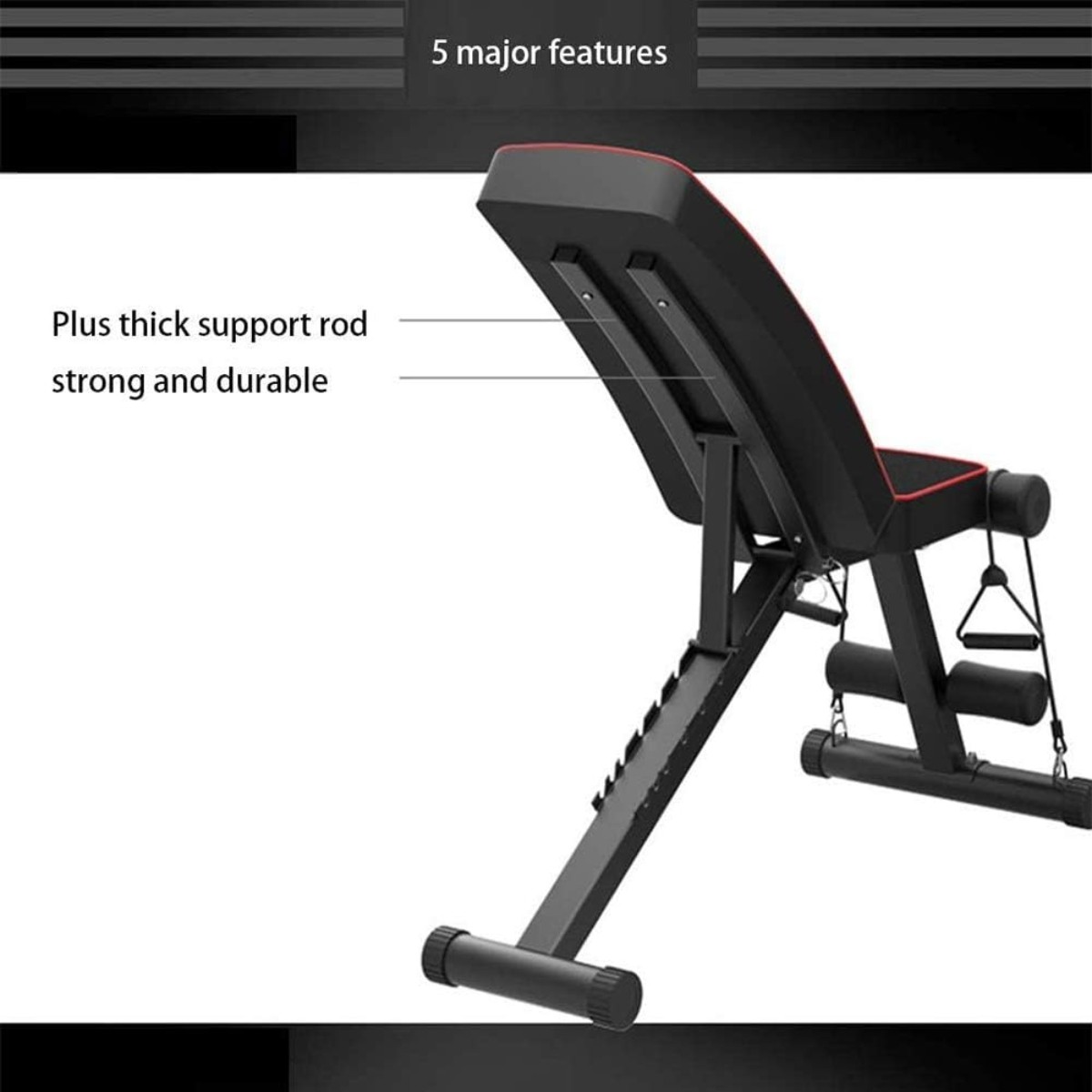 YOLEO Adjustable Weight Bench - Image 5