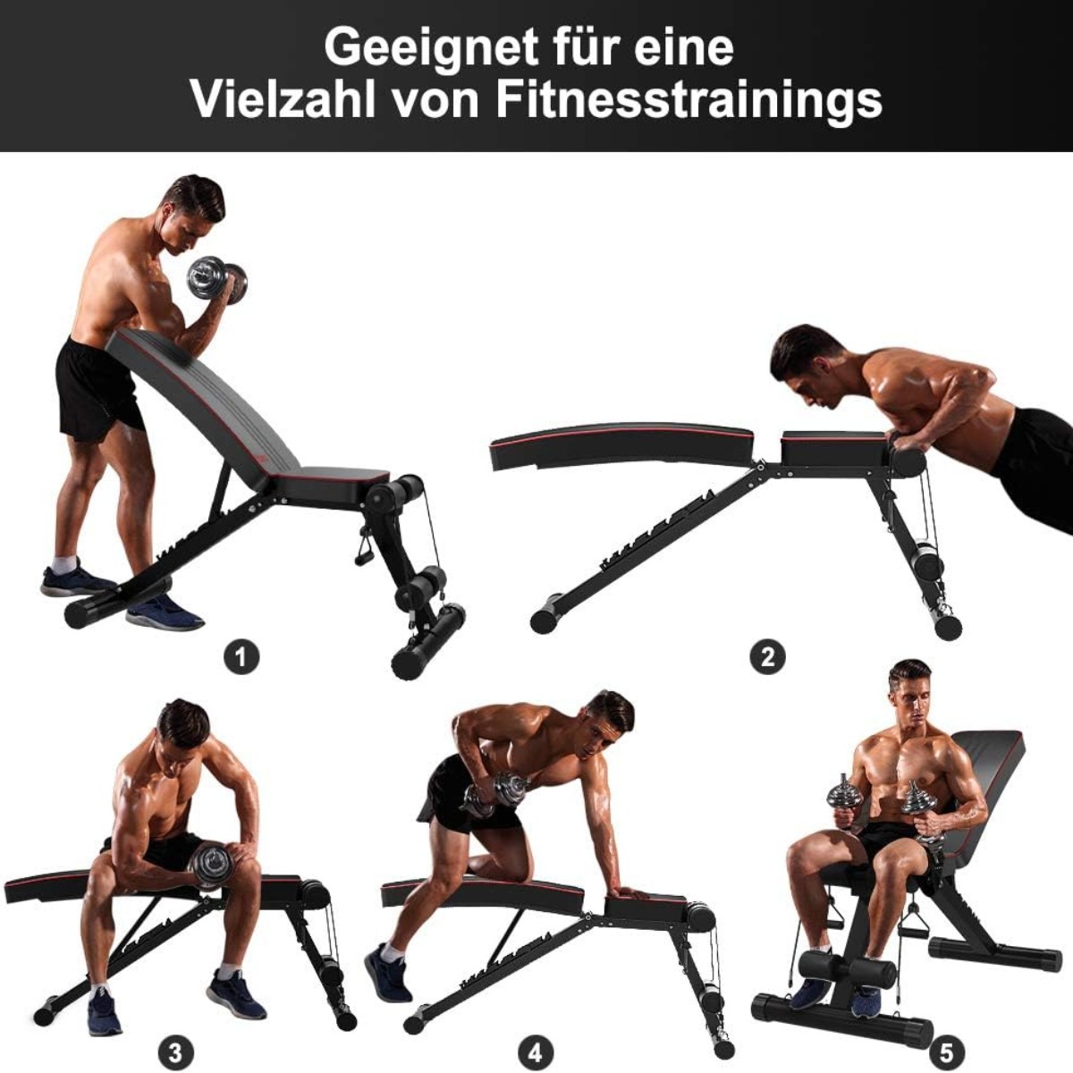YOLEO Adjustable Weight Bench - Image 13