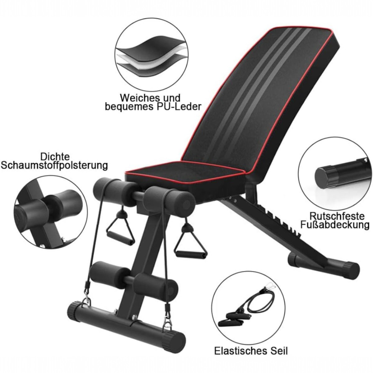 YOLEO Adjustable Weight Bench - Image 9