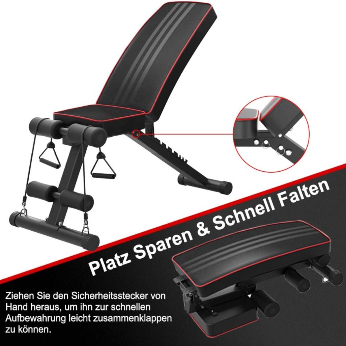 YOLEO Adjustable Weight Bench - Image 10