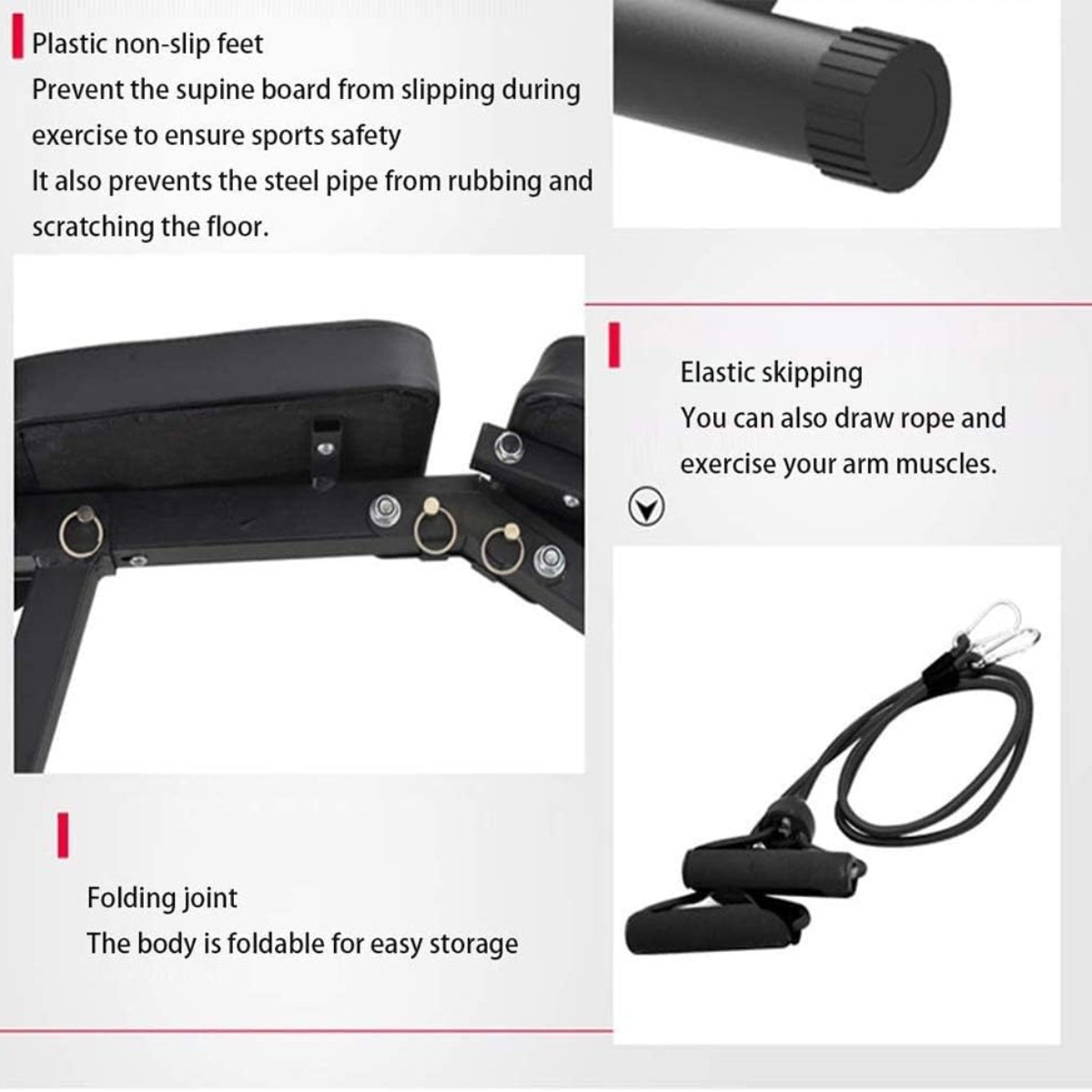 YOLEO Adjustable Weight Bench - Image 7