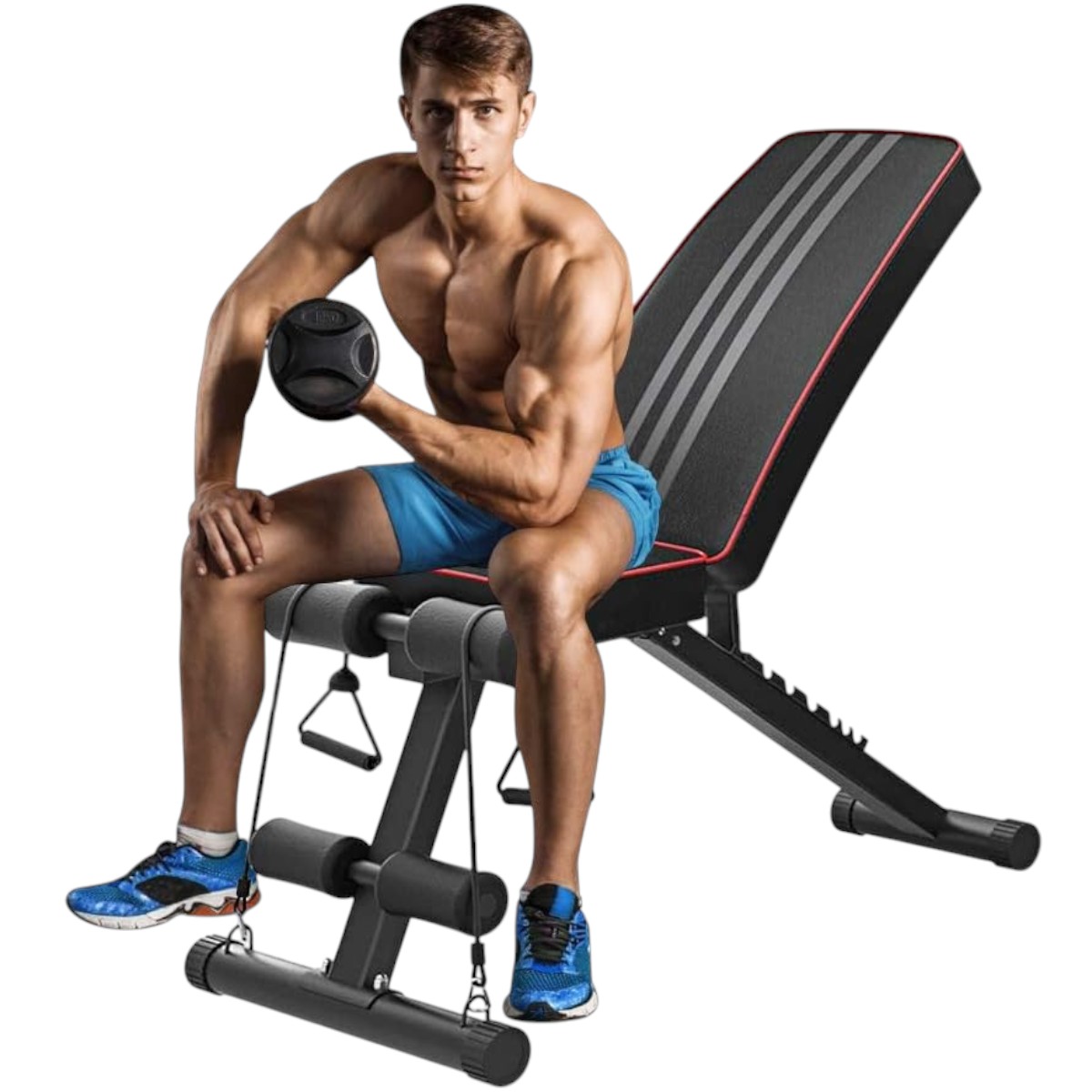 YOLEO Adjustable Weight Bench - Image 3
