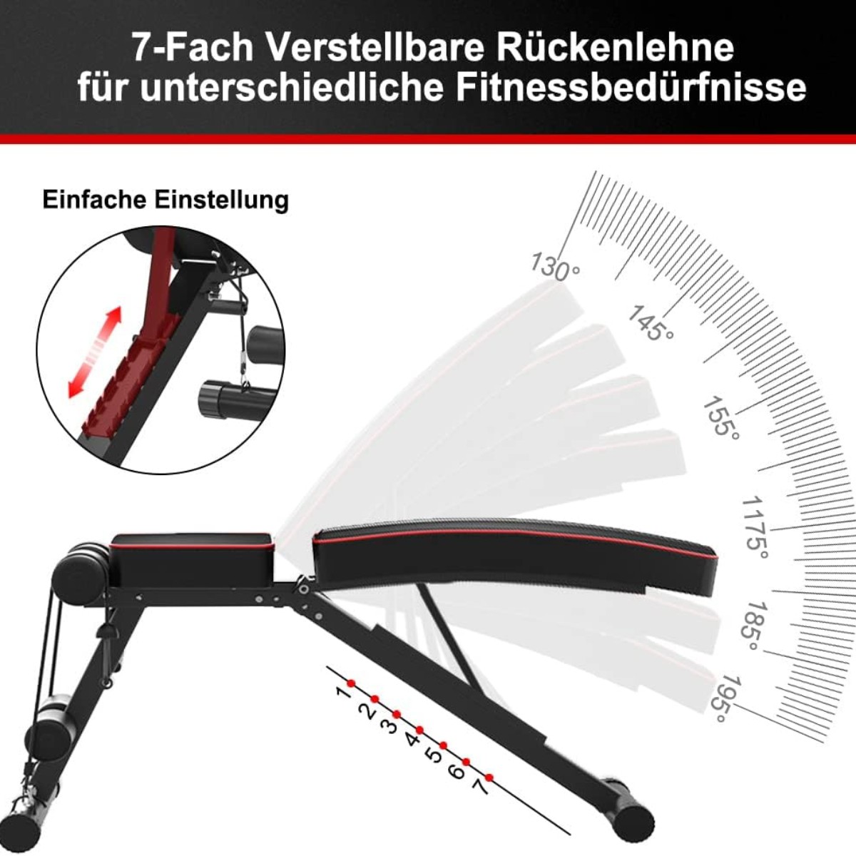 YOLEO Adjustable Weight Bench - Image 12