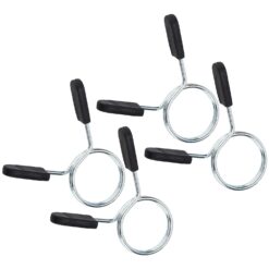 Alternative view of Heavy Duty Barbell Clamp Spring Collar Clips for Secure Weightlifting  PAIR