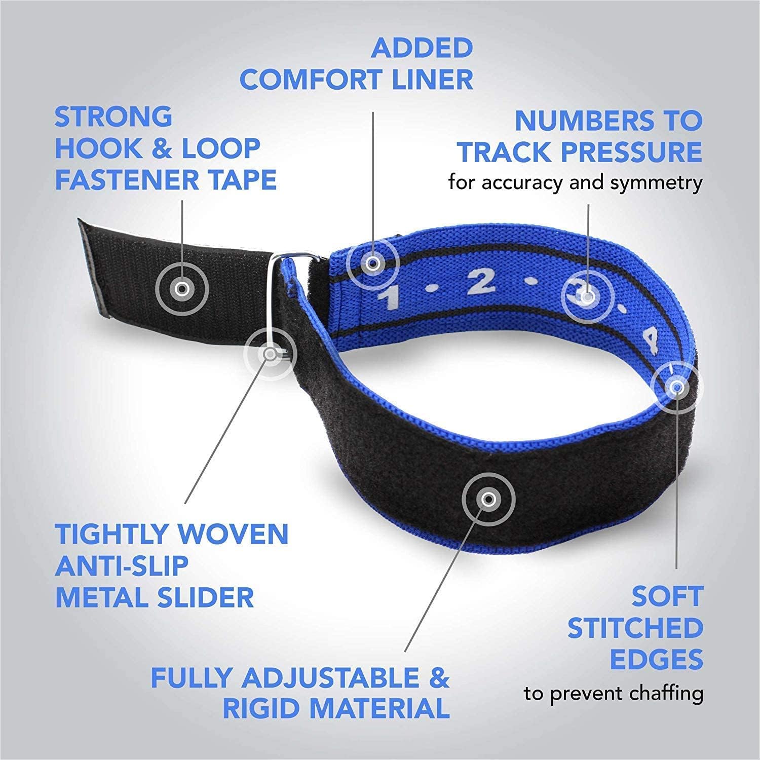 BFR BANDS Rigid Blood Flow Restriction Occlusion Training Band - Image 2
