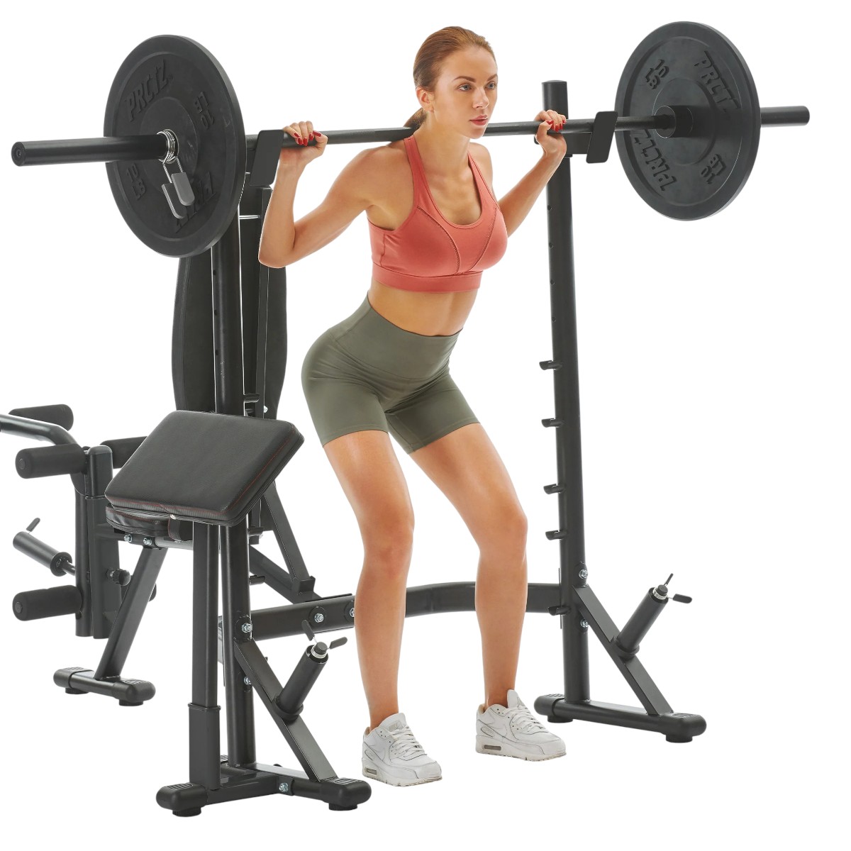 ADJUSTABLE WEIGHT BENCH WITH OLYNPIC SQUAT RACK XD2400 - Image 14