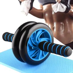 Alternative view of Double Wheel Abdominal Muscle Wheel for Home Exercise Fitness Equipment