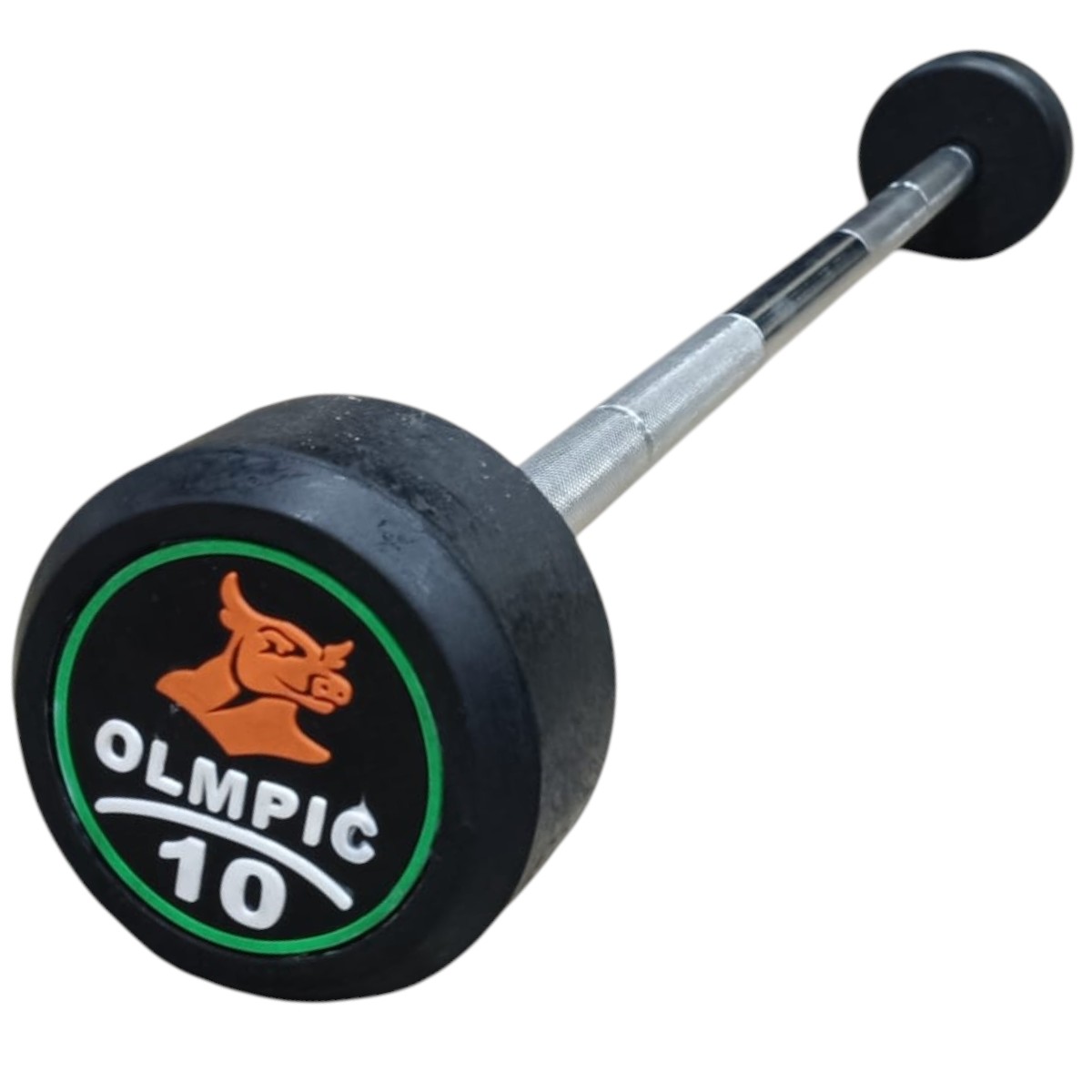 Olmpic Rubber Coated Fixed Barbell