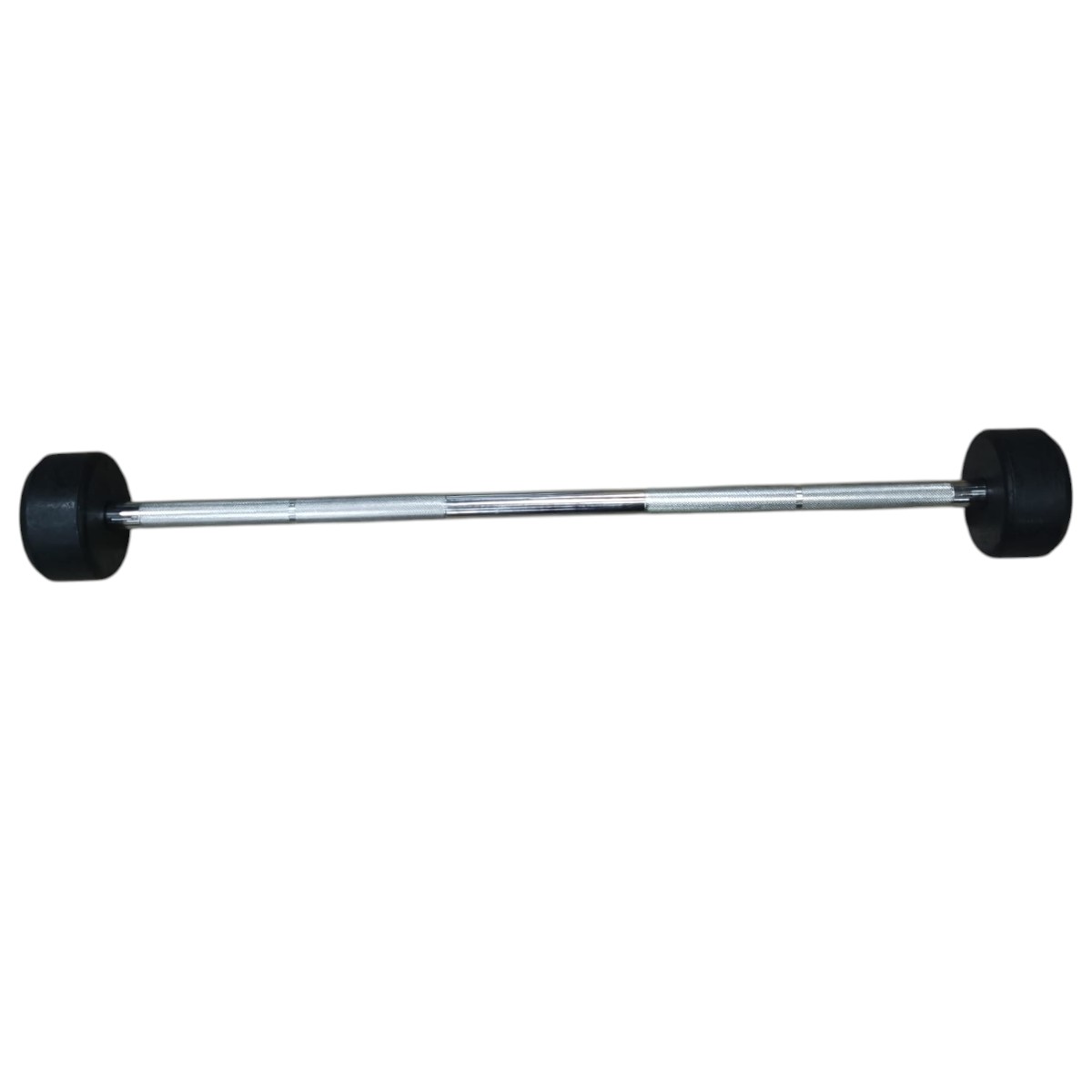 Olmpic Rubber Coated Fixed Barbell - Image 3