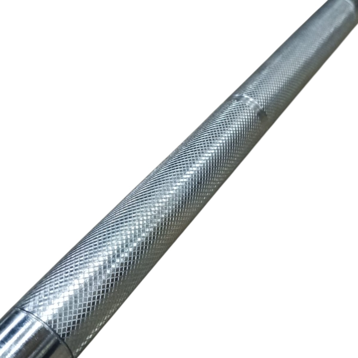 Olmpic Rubber Coated Fixed Barbell - Image 4