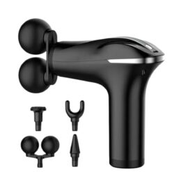 Massage Gun Double Head Rechargeable Handheld Muscle Massager